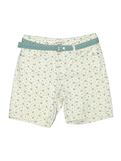 Pre-owned Lee Denim Shorts In Ivory