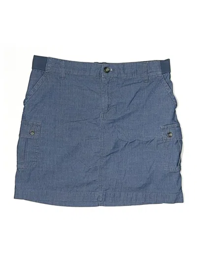 Pre-owned Lee Denim Skirt In Blue
