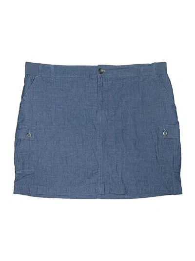 Pre-owned Lee Denim Skirt In Blue