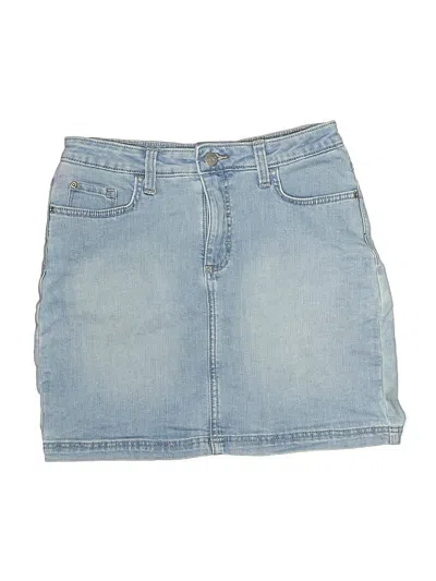 Pre-owned Lee Denim Skirt In Blue