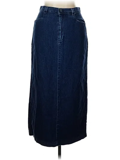Pre-owned Lee Denim Skirt In Blue