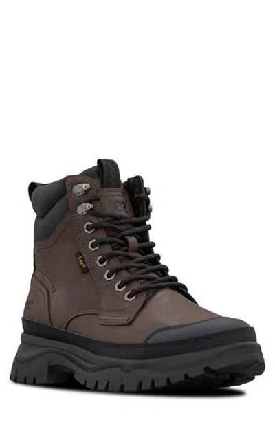 Lee Denver Faux Leather Boot In Black