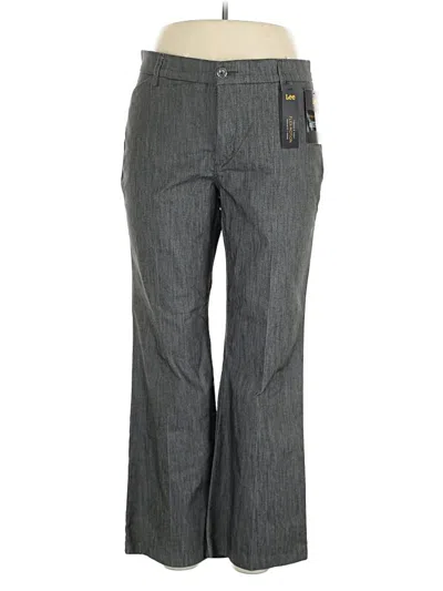 Pre-owned Lee Dress Pants In Gray