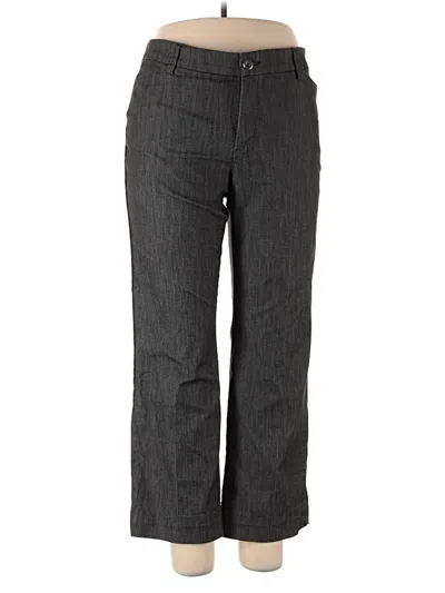 Pre-owned Lee Dress Pants In Gray
