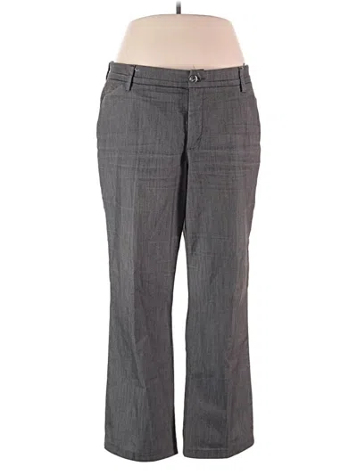 Pre-owned Lee Dress Pants In Gray