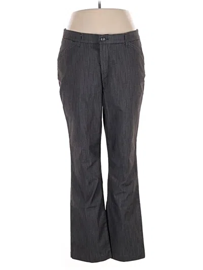 Pre-owned Lee Dress Pants In Gray