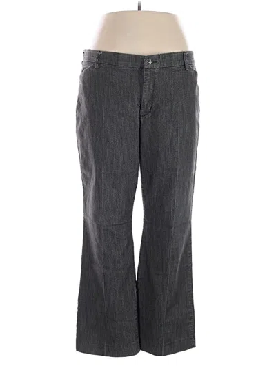 Pre-owned Lee Dress Pants In Gray