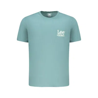 Lee Green Cotton Men T-shirt