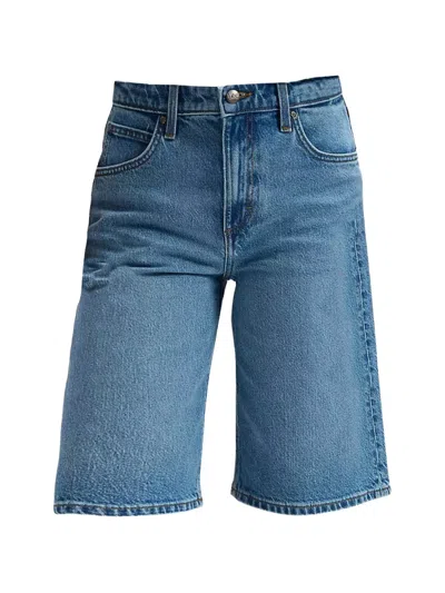 Lee High-waisted Denim Shorts In Multi