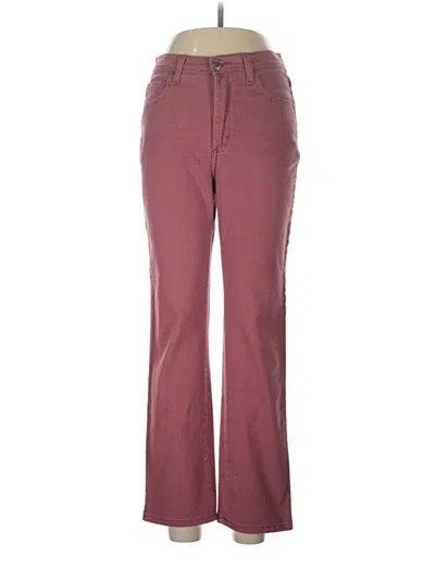 Pre-owned Lee Jeans In Burgundy