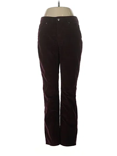 Pre-owned Lee Jeans In Burgundy