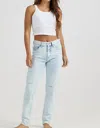 Lee Jeans Slim Rider In Distressed In Multi