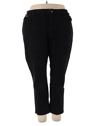 Pre-owned Lee Jeggings In Black