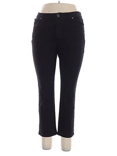 Pre-owned Lee Jeggings In Black