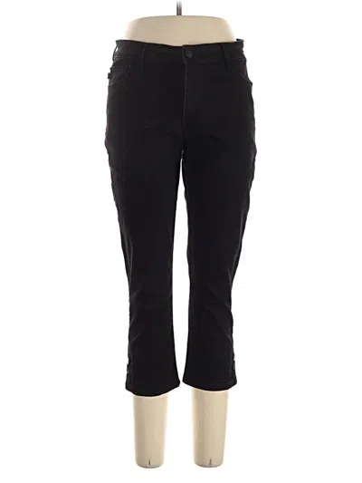 Pre-owned Lee Jeggings In Black