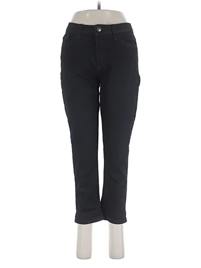 Pre-owned Lee Jeggings In Black