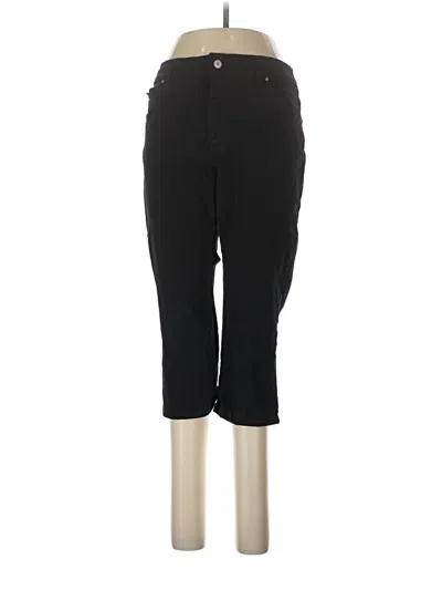 Pre-owned Lee Jeggings In Black