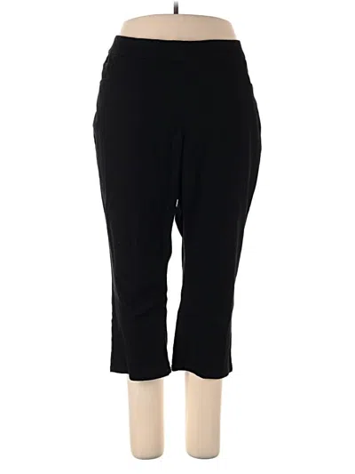 Pre-owned Lee Jeggings In Black