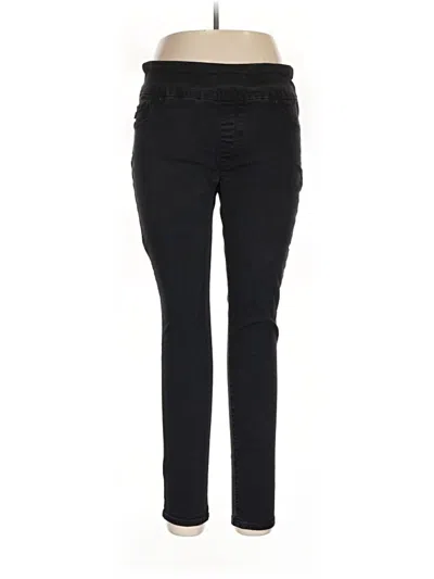 Pre-owned Lee Jeggings In Black
