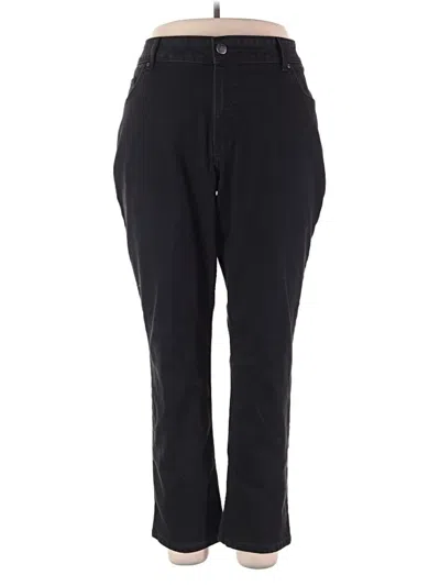 Pre-owned Lee Jeggings In Black