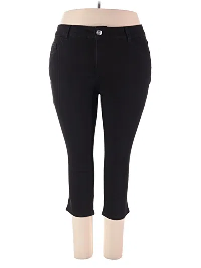 Pre-owned Lee Jeggings In Black