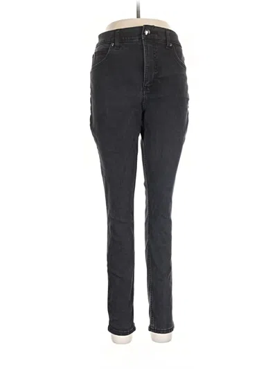 Pre-owned Lee Jeggings In Black