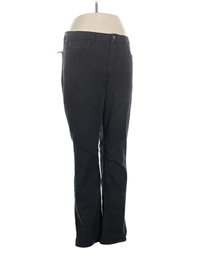 Pre-owned Lee Jeggings In Black