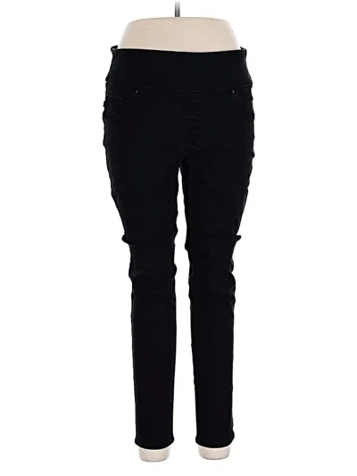 Pre-owned Lee Jeggings In Black