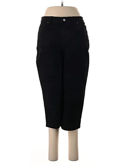 Pre-owned Lee Jeggings In Black