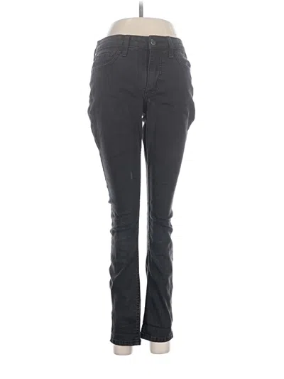Pre-owned Lee Jeggings In Black