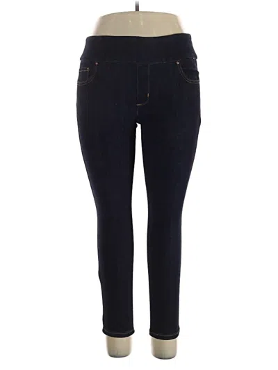 Pre-owned Lee Jeggings In Blue