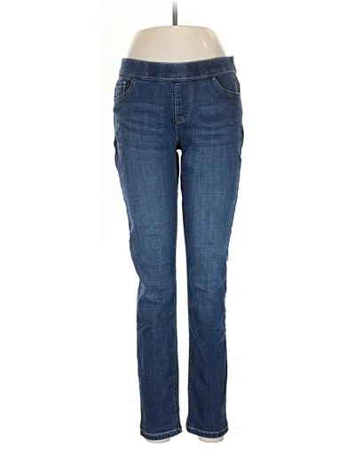 Pre-owned Lee Jeggings In Blue