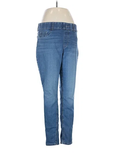 Pre-owned Lee Jeggings In Blue