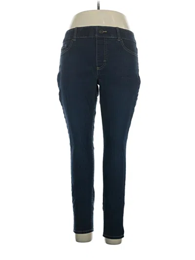 Pre-owned Lee Jeggings In Blue