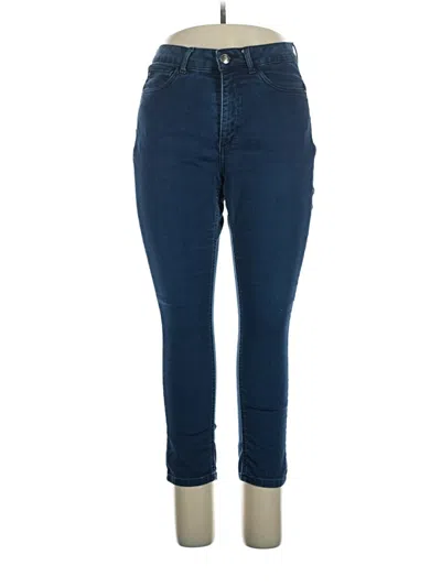 Pre-owned Lee Jeggings In Blue