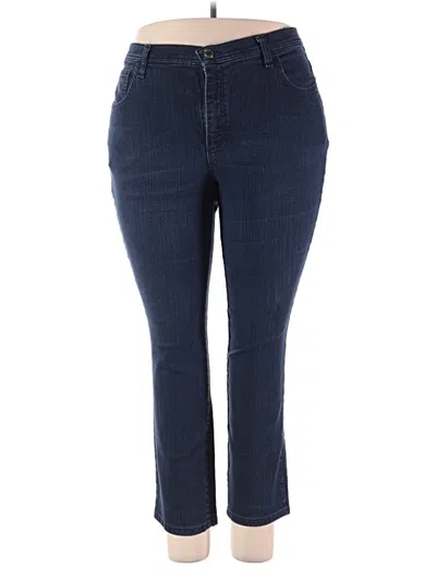 Pre-owned Lee Jeggings In Blue