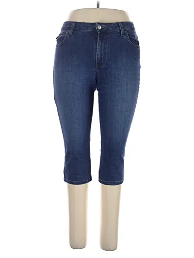 Pre-owned Lee Jeggings In Blue