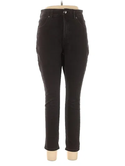 Pre-owned Lee Jeggings In Brown