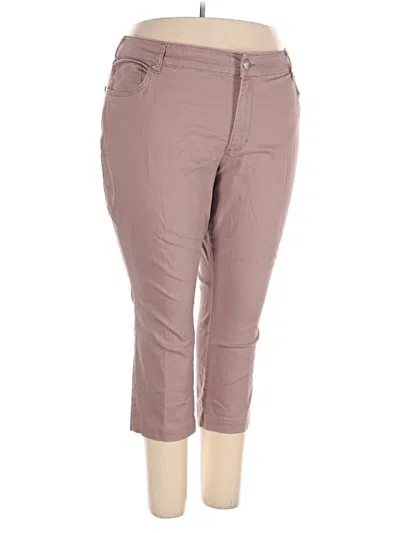 Pre-owned Lee Jeggings In Brown