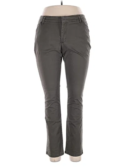 Pre-owned Lee Jeggings In Gray