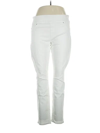 Pre-owned Lee Jeggings In Ivory