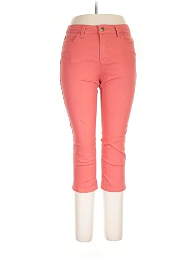 Pre-owned Lee Jeggings In Pink