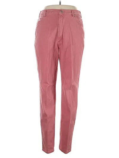 Pre-owned Lee Jeggings In Pink