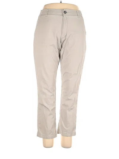 Pre-owned Lee Khaki Pant In Brown