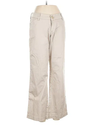 Pre-owned Lee Khaki Pant In Brown