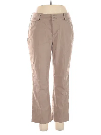 Pre-owned Lee Khaki Pant In Brown