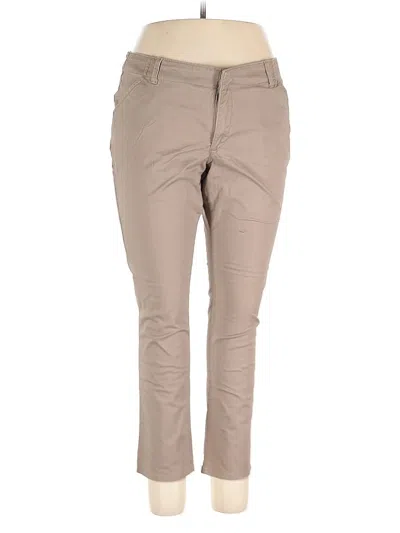 Pre-owned Lee Khaki Pant In Brown