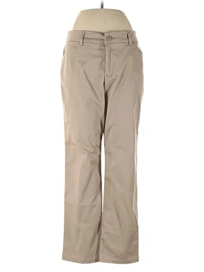 Pre-owned Lee Khaki Pant In Brown