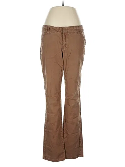 Pre-owned Lee Khaki Pant In Brown