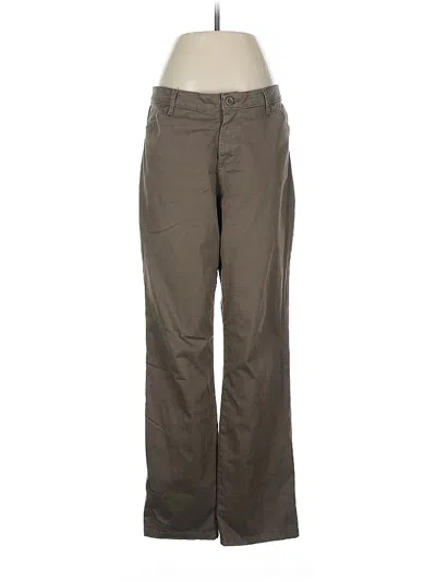 Pre-owned Lee Khaki Pant In Brown